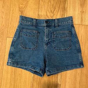 Madewell High Waisted Denim Shorts
